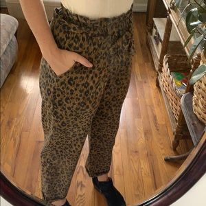 cheetah pants!